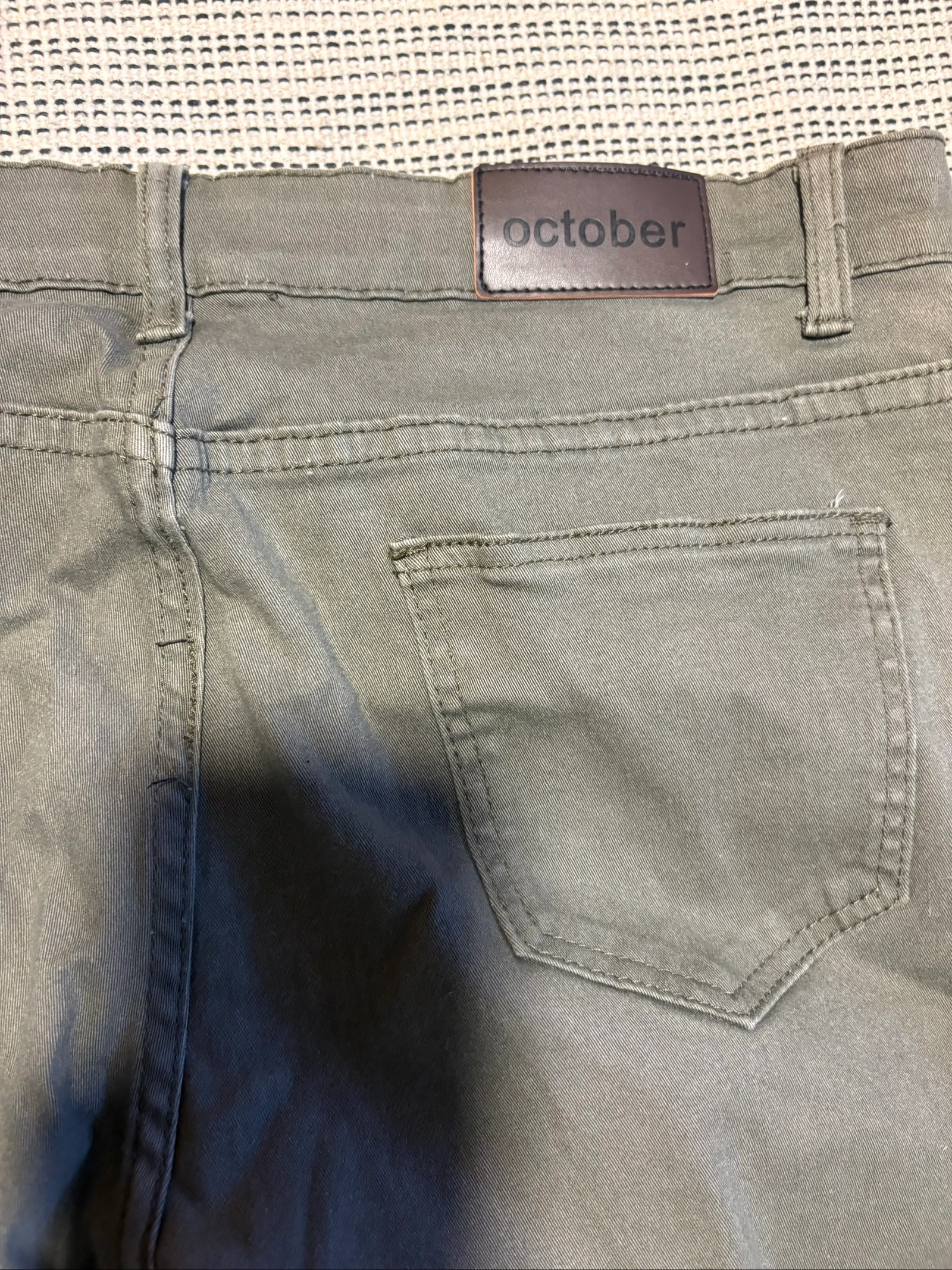 Pantalon vert kaki October taille 46 / Pantalon khaki taille XXL – photo 6